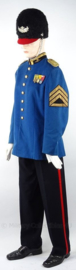 KLu Luchtmacht Muziekkorps uniform set met broek, schoenen, jasje en muts - met originele insignes en medailles - maat - origineel