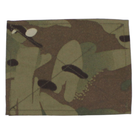 Britse leger MTP camo klittenband afdekking 13 x 10 cm - Blanking plate without Union Flag - PER PAAR origineel