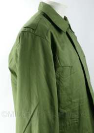 Italiaanse leger parka met voering groen - maat 48R - nieuw - origineel