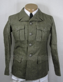 Zweedse leger wollen uniform jas feldgrau met marine knopen - meerdere maten - ook als Duits WO2 geschikt