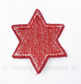 WO2 US embleem 6th infantry Division - 7 x 6 cm -  origineel