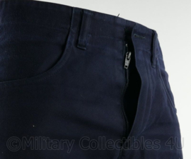 Bundespolizei donkerblauwe operationele broek huidig model - rits stuk, knoop mist - maat 23 - origineel