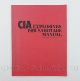 CIA explosives for Sabotage Manual by Paladin Press - Engelstalig