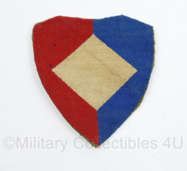 KL Nederlandse leger DT tot 2000 Staf Legerkorps Legerkorpstroepen embleem - gevouwen - 6,5 x 6 cm - origineel