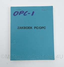 KMARNS Korps Mariniers zakboek PC/OPC Pelotons Opvolgend Pelotons CDT Infanterie Korps Mariniers - 16 x 13 cm - origineel