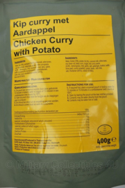 Rantsoen Orifo maaltijd Kip Curry met Aardappelen  - 400 gram - BBE 8-2026 - origineel