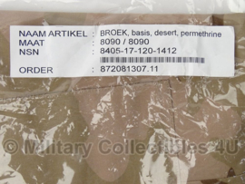 KL Nederlandse leger desert camo broek - nieuw in verpakking - maat 8090/8090 - origineel