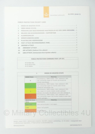 KLU Luchtmacht Force Protection Pocket Card IK FPPC- origineel
