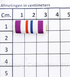 Nederlandse leger medaille baton Herinneringsmedaille Vredesoperaties - 3 x 1 cm - origineel