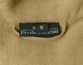 Mil-Tec Professional Fleece jack khaki - maat Medium - nieuw gemaakt