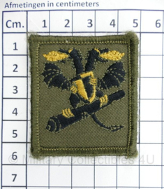 Defensie borst embleem klittenband Vuursteun Commando VUSCO  - met klittenband -  5,5 x 5 cm -  replica