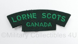 Canadese leger Lorne Scots Canada shoulder title - 9,5 x 4 cm - origineel