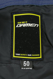 Merk Damen motorbroek bovendeel blauw leder - maat 50 - origineel