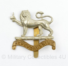 WO2 Britse Herefordshire Light Infantry cap badge - 5 x 4,5 cm - origineel