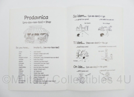 Bosnian for Peacekeepers handboekje - 15 x 0,5 x 21 cm - gbruikt - origineel