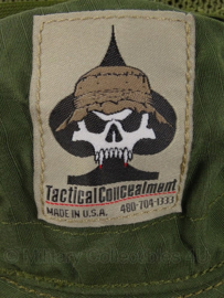 Tactical Concealment Sniper boonie hat SLA Schutter Lange Afstand OD GREEN - one size - origineel Nederlands leger issue!