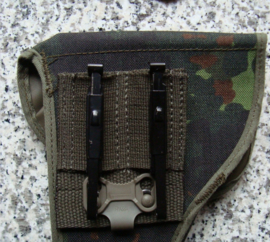 BW Bundeswehr holster P1(P38) Flecktarn MET universele koppel adapter met ALICE clips - origineel