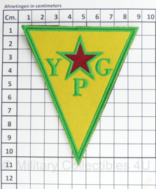 Koerdisch YPG Yekîneyên Parastina Gel embleem - met klittenband - 10,5 x 8,5 cm - origineel