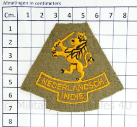 KNIL Nederlandse leger  embleem Mouwleeuw Nederlandsch Indie