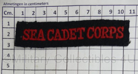 Canadese leger Sea Cadet Corps shoulder title - 10,5 x 2,5 cm - origineel