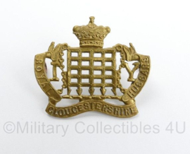 WO2 Britse Royal Gloucestershire Hussars cap badge - 4,5 x 4 cm - origineel