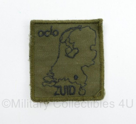 Defensie OCIO Zuid borstembleem - met klittenband - 5 x 5 cm - origineel