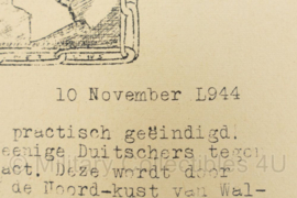 Zeldzame Wo2 verzetskrant Trouw van 10 november 1944 - origineel