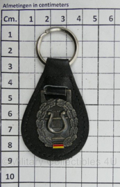 Bundeswehr Musikkorps sleutelhanger - 8,5 x 4,5 cm - origineel