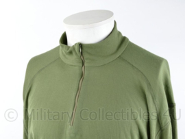 Nederlands leger en Korps Mariniers ODLO groen vest with collar Onderhemd Col L-mouw NFP mono - ODLO trui met halve rits - unisex - nieuw in verpakking - maat Extra Large - origineel