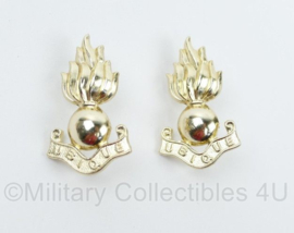 Ubique British Royal Artillery Britse leger kraaginsigne paar - modern - origineel