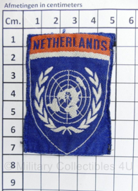 VN UN United Nations Netherlands embleem - 7 x 5 cm -  origineel