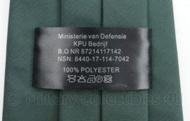 Defensie DT2000 stropdas met clip cliptie - groen - origineel