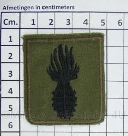 KL Nederlandse leger GVT borst embleem Buitengewoon geoefend handgranaat werpen - 5 x 5 cm - origineel