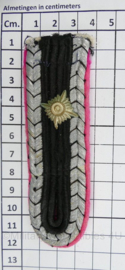 WO2 Duits Feuerschutzpolizei epaulet ENKEL - 12 x 4 cm - origineel