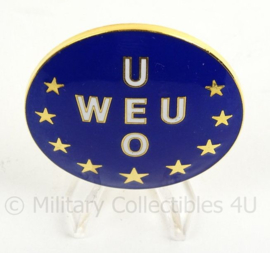Baret insigne WEU Western European Union 1954/2011 - zeldzaam - doorsnede 5,5 cm - origineel