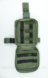 US Army en Defensie NAR North American Rescue Operator BLS IFAK ODG bag beentas groen - 19 x 5 x 36 cm - licht gebruikt - origineel