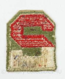 WW2 US 2nd Army patch  embleem - 6 x 5 cm - origineel
