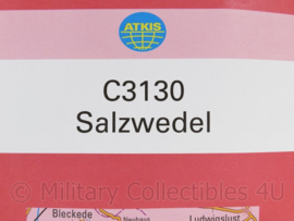 Duitse Stafkaart C3130 Salzwedel 2012 - 1 : 50.000 - 55 x 75 cm - origineel