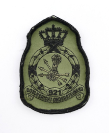 KLU Luchtmacht embleem 921 Squadron Doelgericht Ondersteunend - met klittenband - 11,5 x 8 cm - origineel