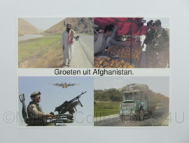 Defensie "Groeten uit Afghanistan" ISAF 1NLD SRF Bn 2005 ansichtkaarten SET 5 delig - origineel