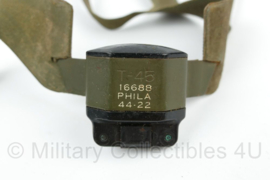 US WW2 T-45 microphone for Tankers helmet crew or Pilots Phila 1944 - gebruikt - origineel
