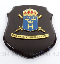 Zweedse leger wandbord - afmeting 15 x 20 cm - origineel