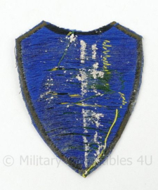 KL DT Militaire Colonne MC mouwembleem - zonder klittenband - 7 x 5½ cm - origineel