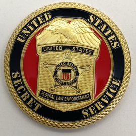 US Department of Homeland Security United States Secret Service coin - diameter 4 cm - origineel