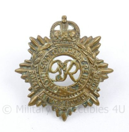 WO2 Britse cap badge Royal Army Service Corps - 3 x 3 cm - origineel
