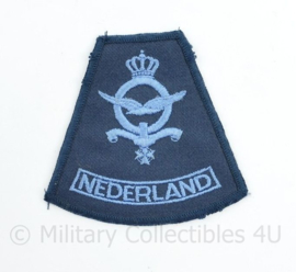 Koninklijke Luchtmacht arm embleem NEDERLAND - 8 x 7 cm - origineel