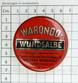 WO2 Duits blik Worondo Wundsalbe - gebruikt - origineel