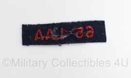 Canadese leger 65 LAA 65 Light Anti Aircraft shoulder title - 8 x 2 cm - origineel
