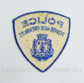 Canadese Police Pointe aux Trembles patch - 8 x 7,5 cm - origineel
