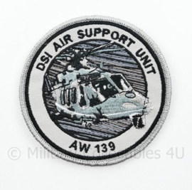 DSI Air Support Unit AW 139 embleem - met klittenband - 9 cm. diameter